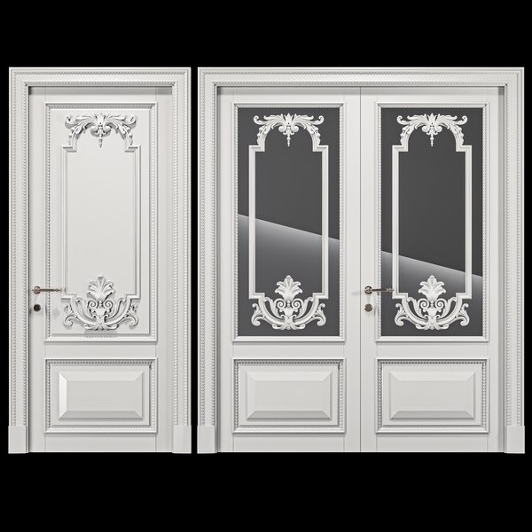 modelo 3d puerta clásica grd075 - TurboSquid 2188137