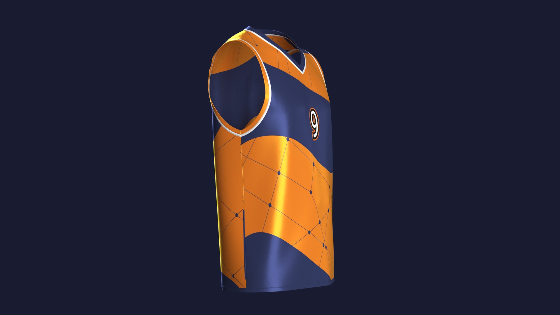 3D Model Basketball Jersey Player 09 - TurboSquid 2229010