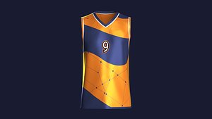 3D model Basketball Jersey Player 09
