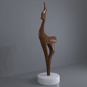 Deer Decoration Object 3D