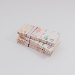 1000 Argentine Peso Currency model