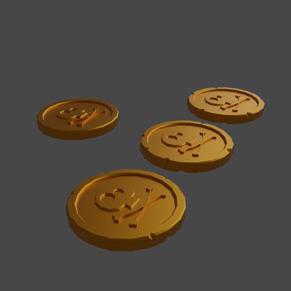 Gold Coin Blender Models for Download TurboSquid