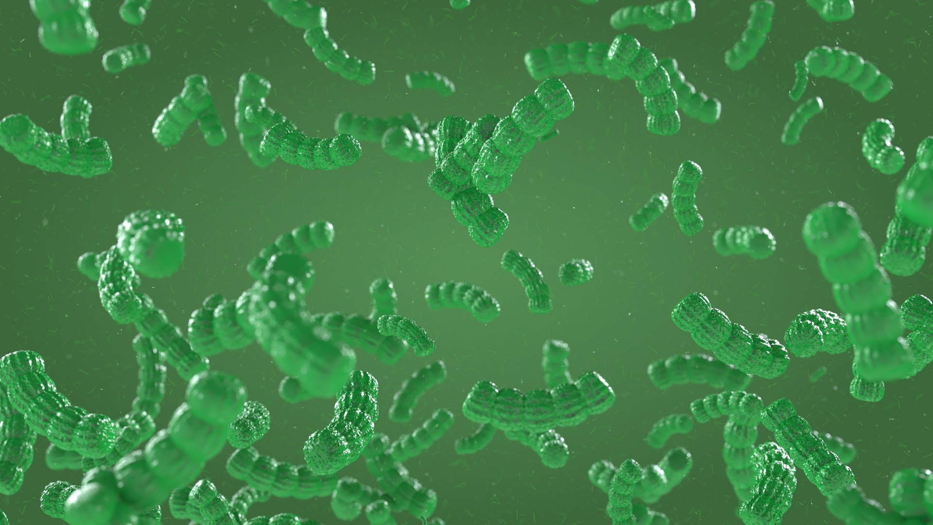 3D microscopic microbes multiplying - TurboSquid 2176890