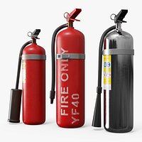 Emergency Fire Extinguisher Set