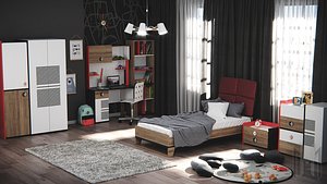 childrens room and kids room 1 3D