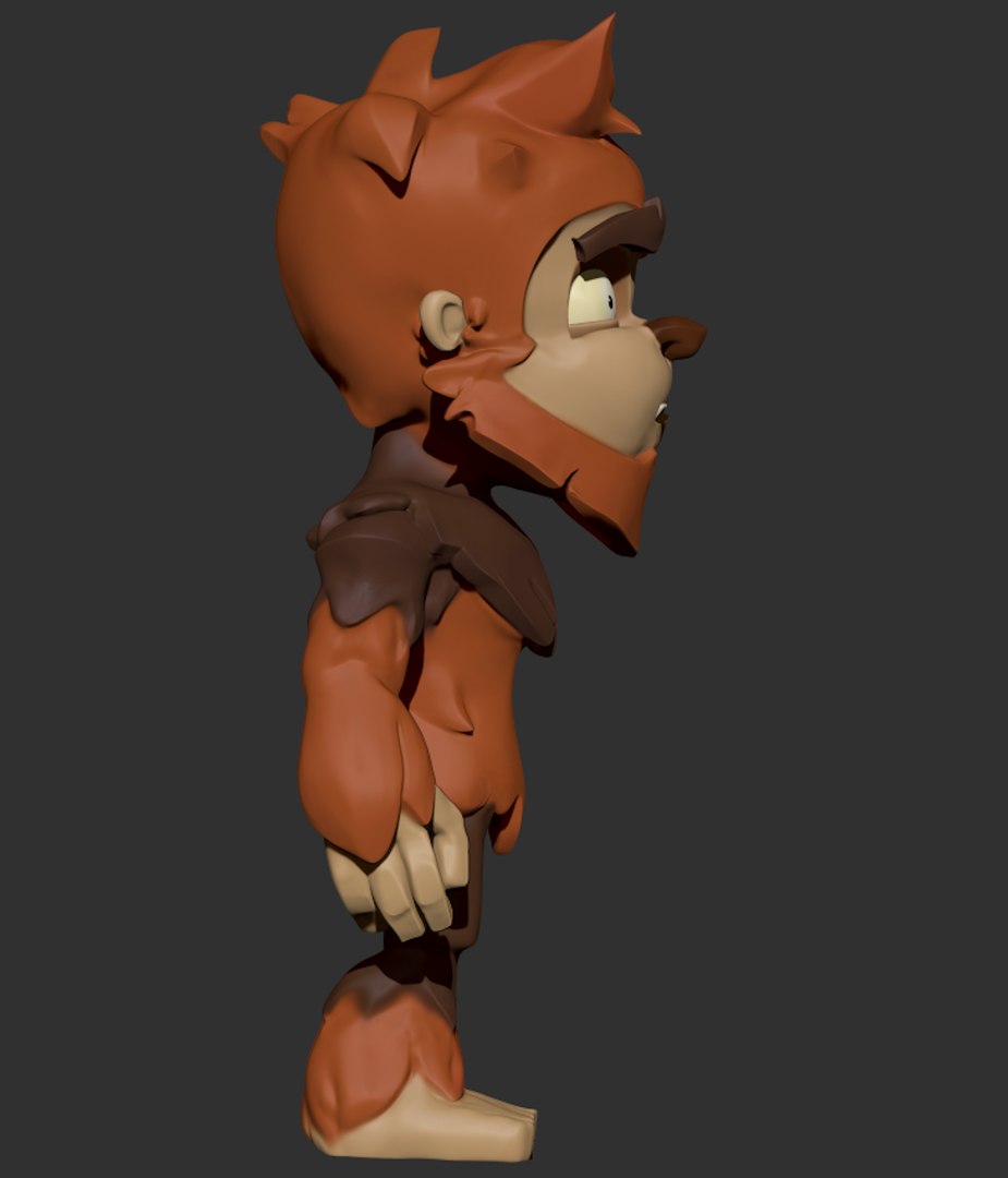 3D Stylized Monkey Character Model - TurboSquid 1663418