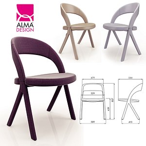 alma design gesto 3D model