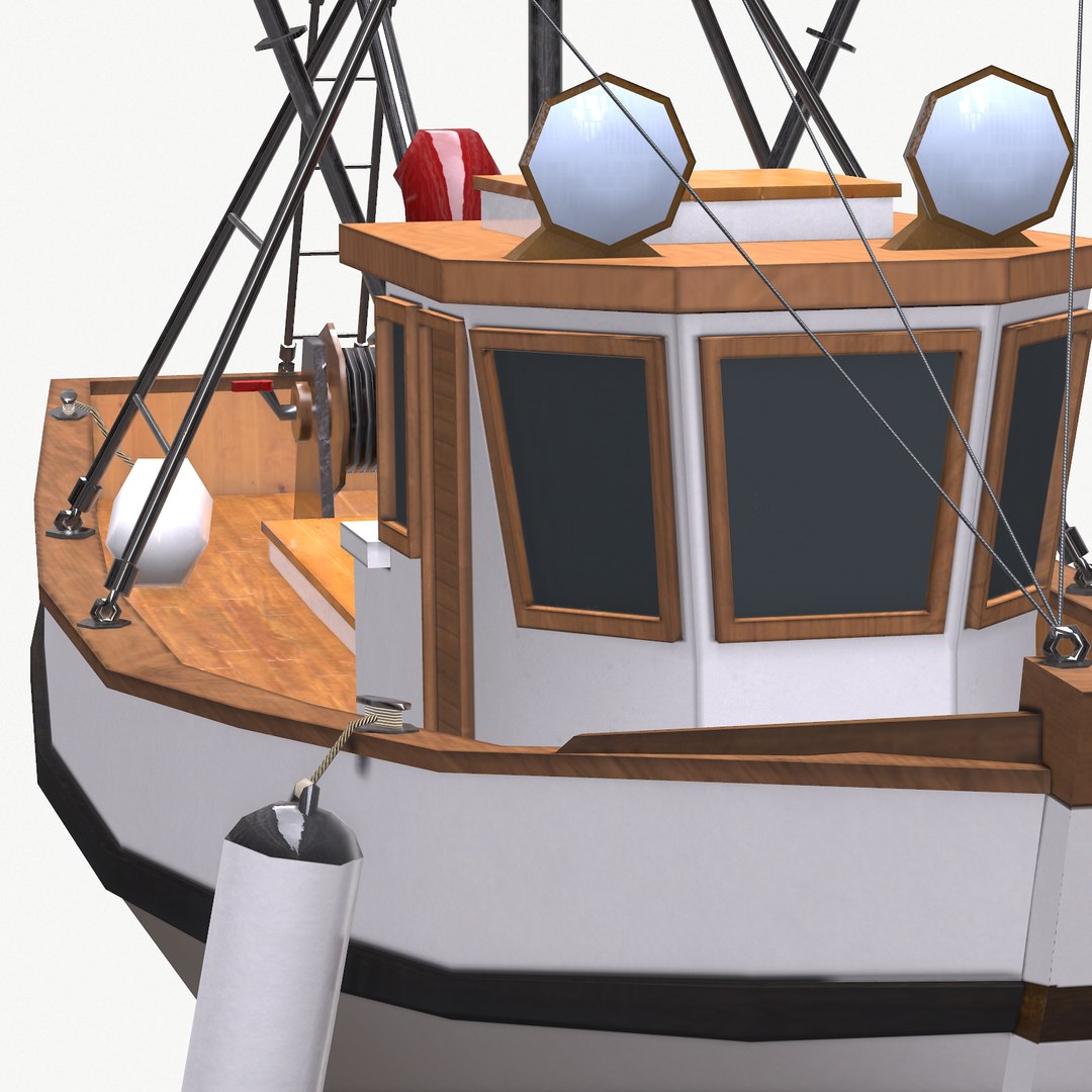 Stylized Fishing Boat X