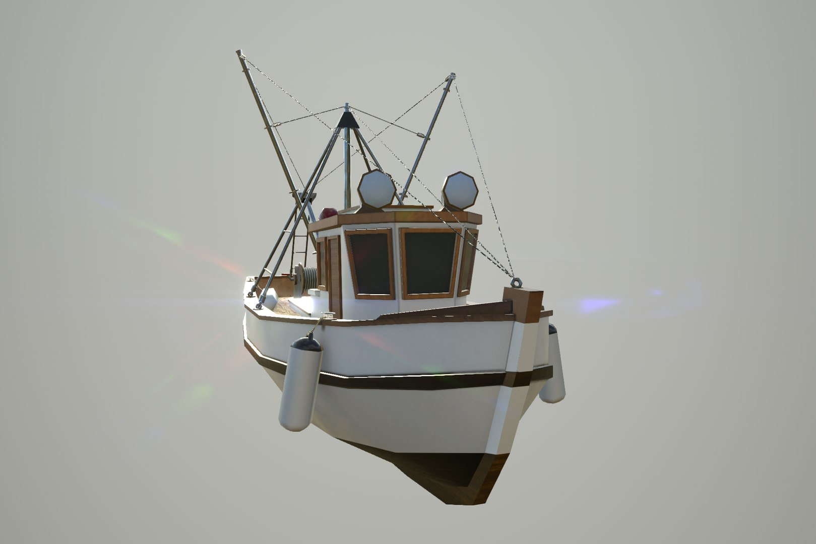 Stylized Fishing Boat X