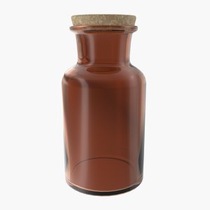 3D model Small Glass Jar