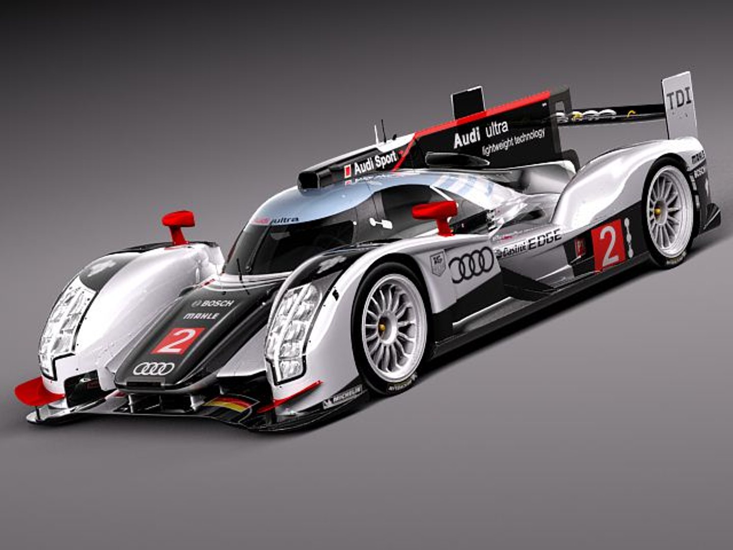 아우디 R18 2012 경주 용 자동차 3D 모델 - TurboSquid 650552