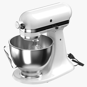 Boxed Stand Mixer Device and Box Blank or Generic Label