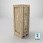 Hohe Holzkiste - Anpassbare Versandbox