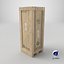 Hohe Holzkiste - Anpassbare Versandbox