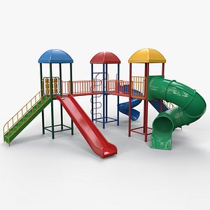 3D model PBR Playground Outdoor Jungle Gym 15 A