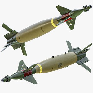 Rigged GBU-10 Paveway 2 Green Aircraft Guided Bomb PBR