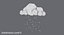 Low Poly Storm Cloud 2