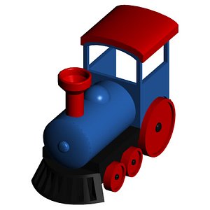 free 3ds model toy train