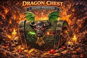 3D dragon chest