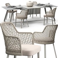 Varaschin Emma chair set