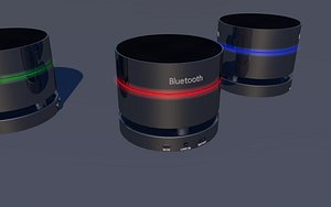3d model of mini speaker bluetooth