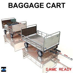 3d baggage cart