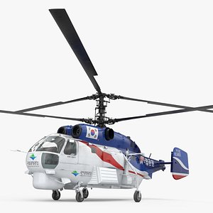 KA-32T Helicopter Operated South Korea Simplified model