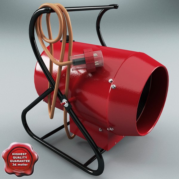 3ds max electric portable heat blower