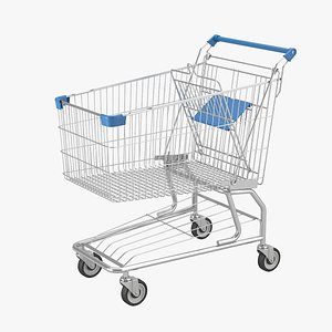 shopping cart 3d model