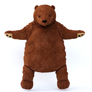 Brown bear stuffed toy