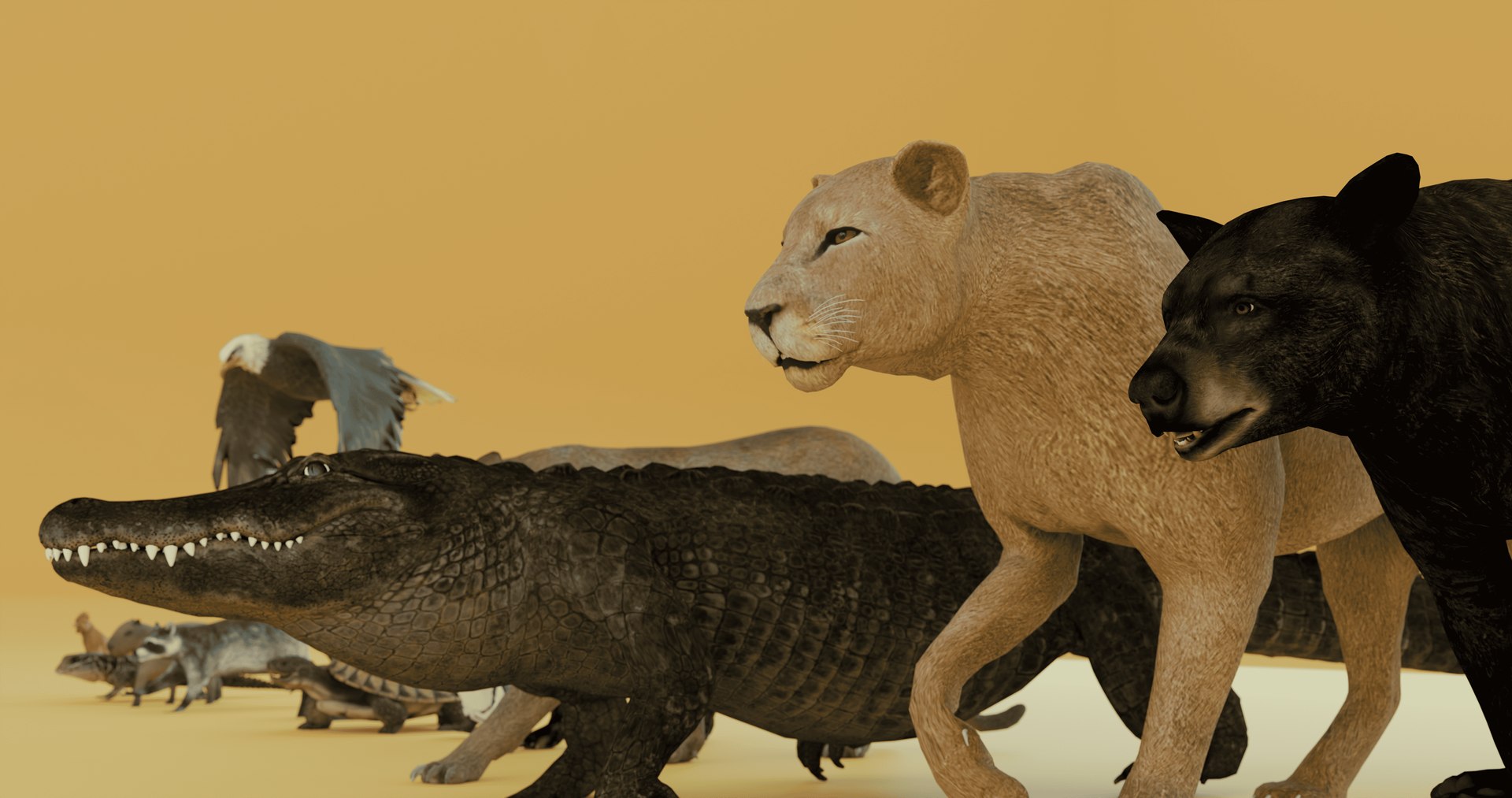 3D model Animated Animals mega Pack https://p.turbosquid.com/ts-thumb/hT/lC5zvw/mC/scr8/png/1787576695/1920x1080/fit_q87/9ff869caf583f41ea1e33b764224e019b1b90591/scr8.jpg