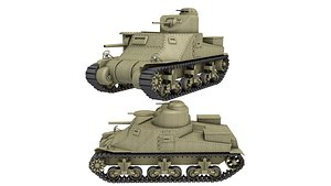 M3 Lee Tank 3D model
