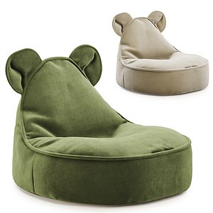 Wigiwama Bear Beanbag Chair 3D