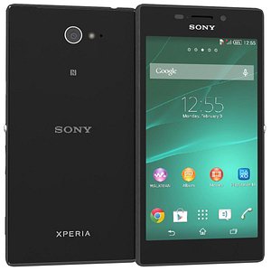 3d sony xperia m2 black