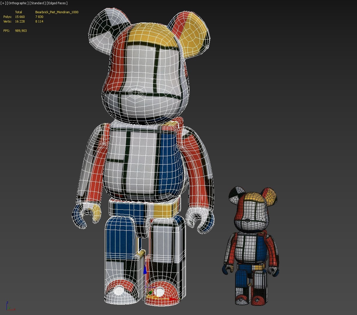 BE@RBRICK Piet Mondrian 100％&amp;400％&amp;1000％ BE@RBRICK Piet Mondrian 1000% | MyBearBrick.de