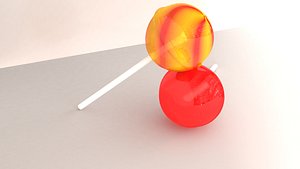 free lollipop 3d model