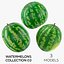 3D Watermelons Collection 03 - 3 models model