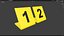 Crime Evidence Number Tag PBR 1