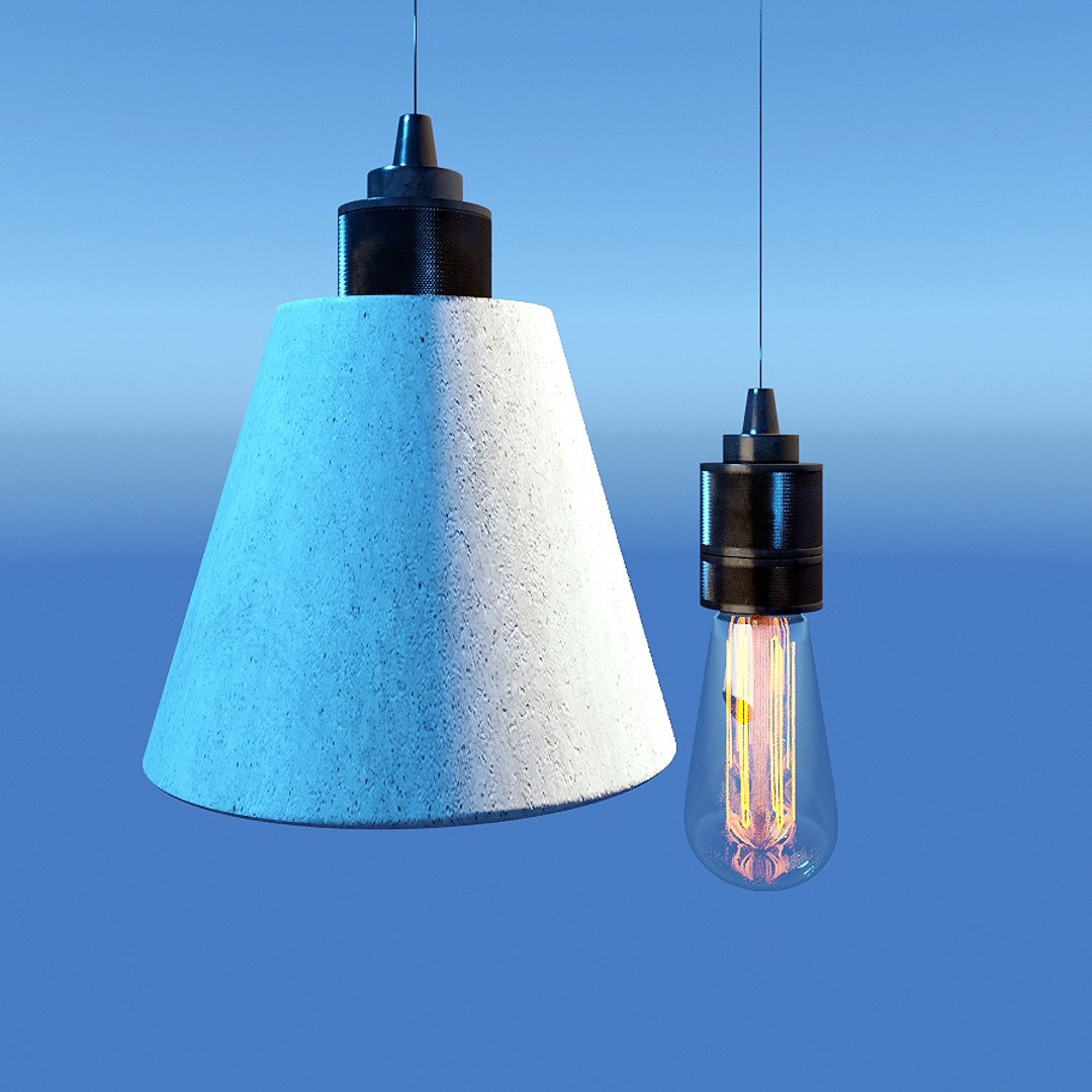 Pendant Lights 3d Model Turbosquid 1496112