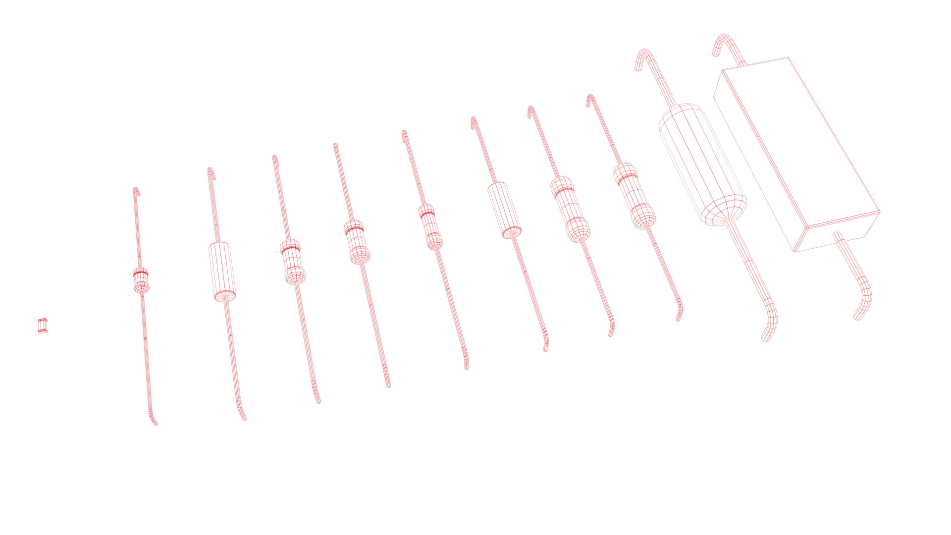3D Resistor - TurboSquid 2193331
