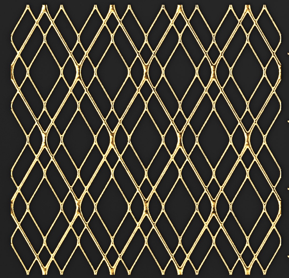3D Golden Lattice Model - TurboSquid 1211392