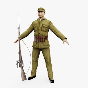 infantry of china 1927 3D