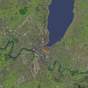 Switzerland - city and urban 3D model