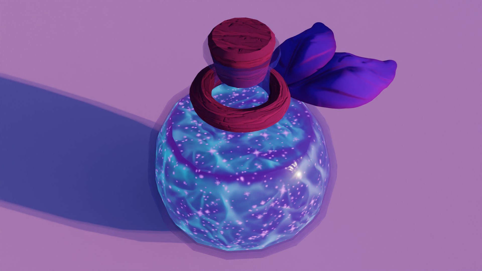 3D Stylized Dark Potion - TurboSquid 2071339