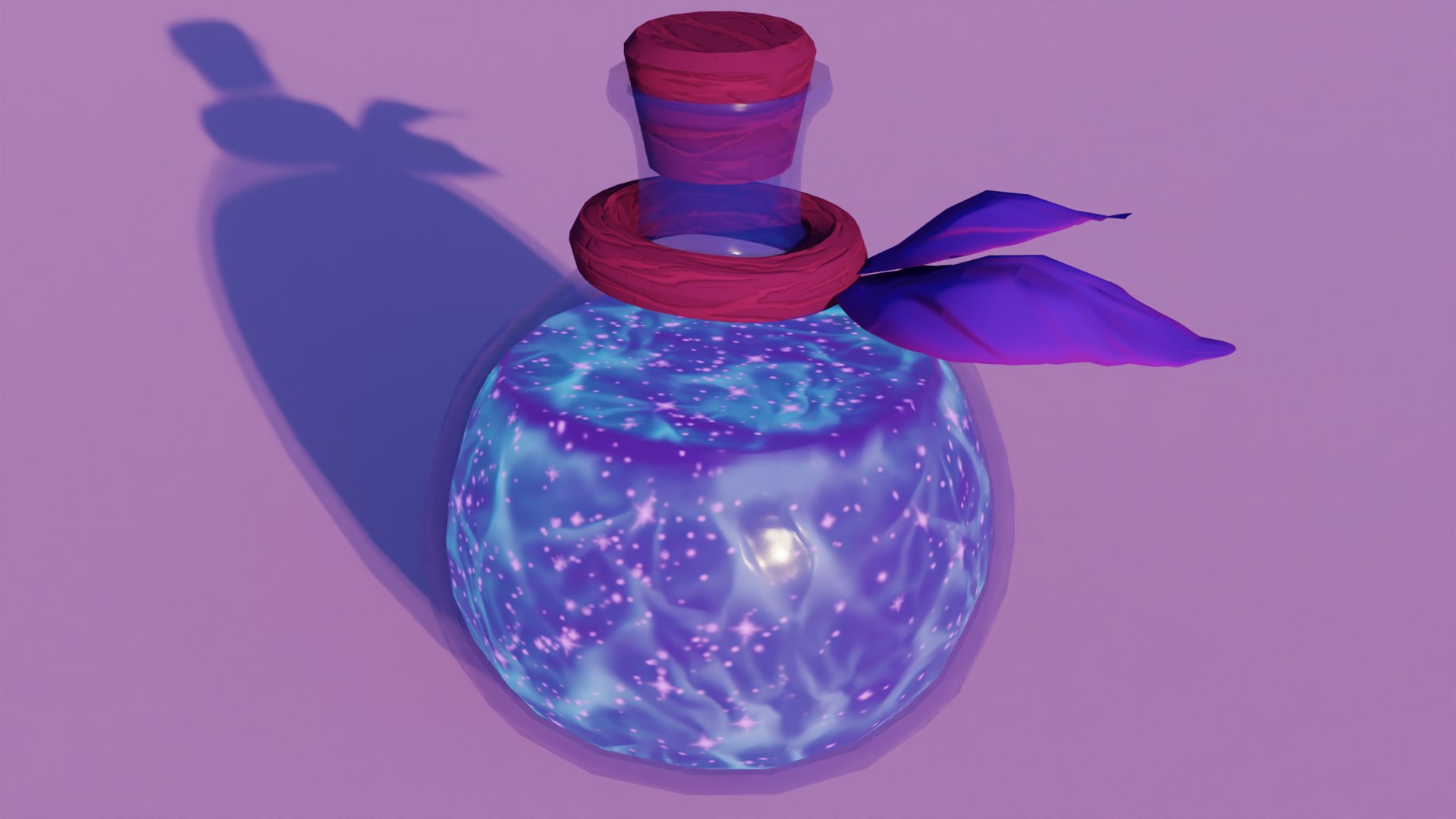 3D Stylized Dark Potion - TurboSquid 2071339