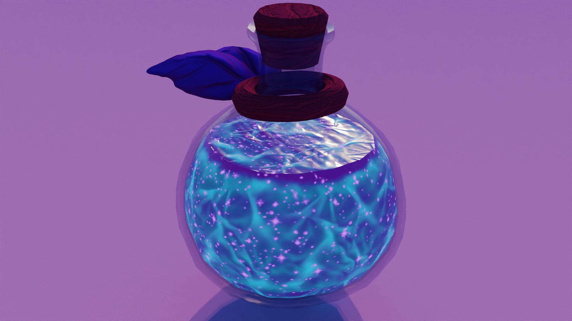 3D Stylized Dark Potion - TurboSquid 2071339