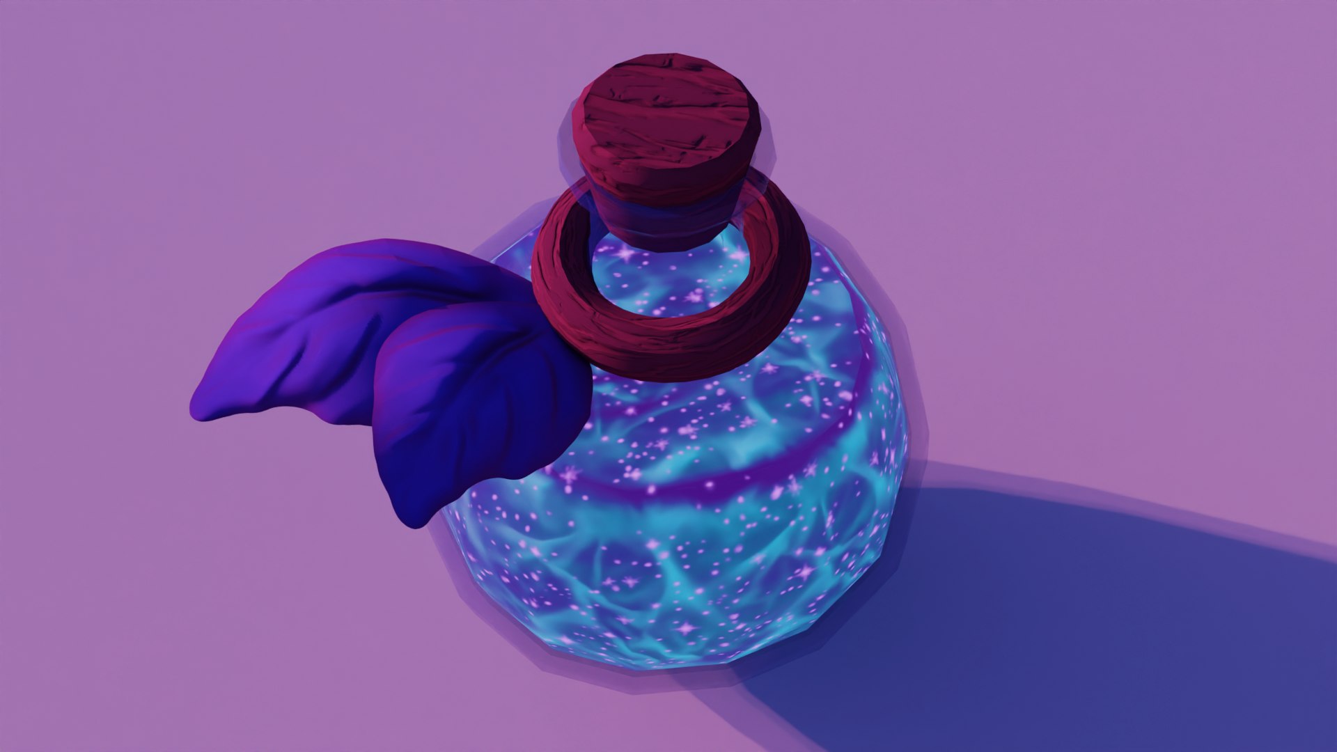 3D Stylized Dark Potion - TurboSquid 2071339