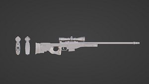AWM 3D WEAPON MODEL 3D model