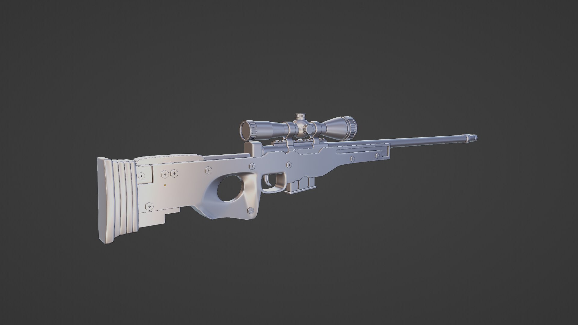 AWM 3D WEAPON MODEL 3D Model - TurboSquid 2170302