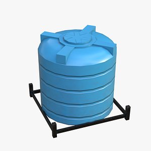 Plastic Water Tank 3D model
